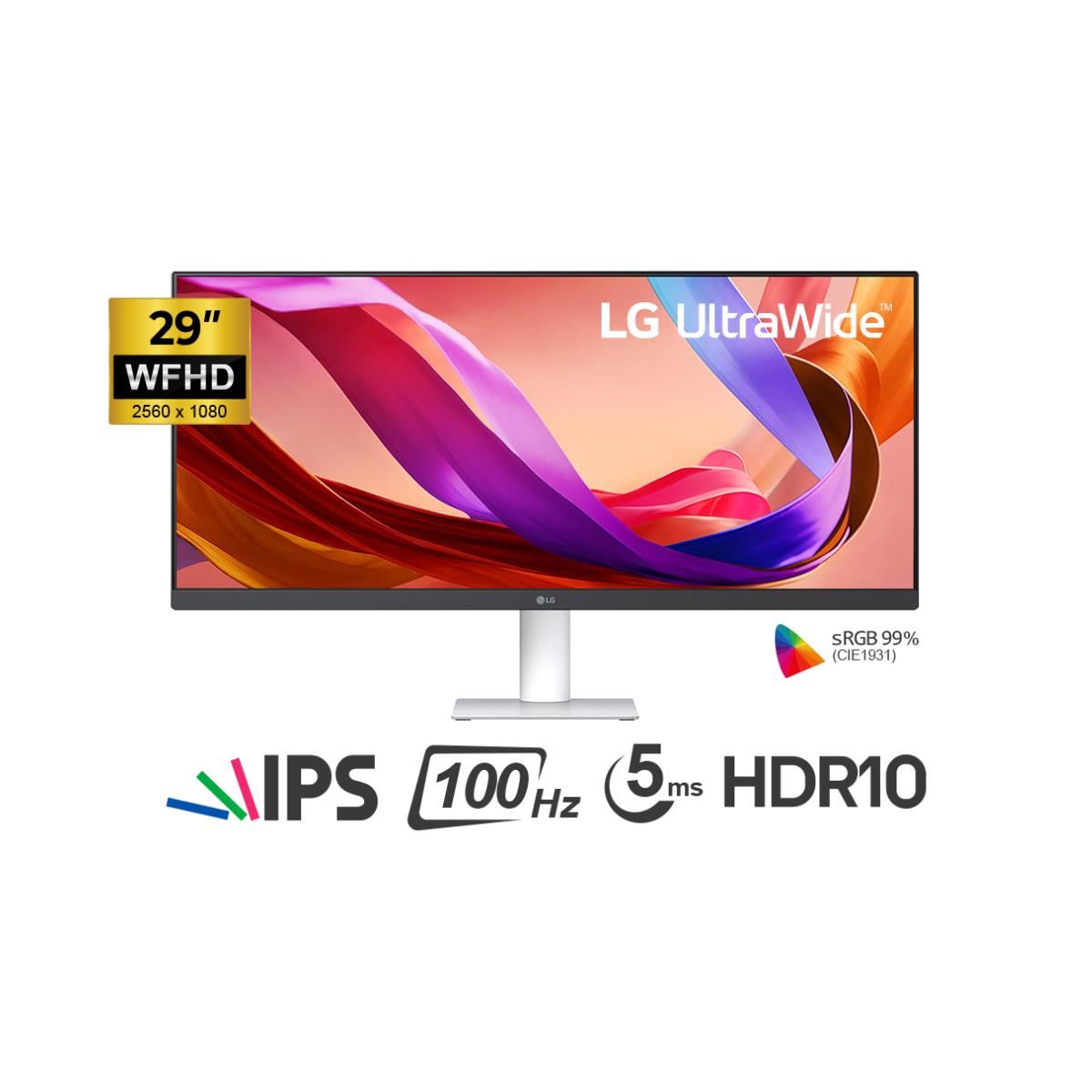 MONITOR LG 29U531A-W 29" IPS Ultrawide, WFHD 100Hz, 5ms, USB Type-C